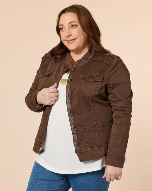 THREADZ - MILITARY DENIM JACKET