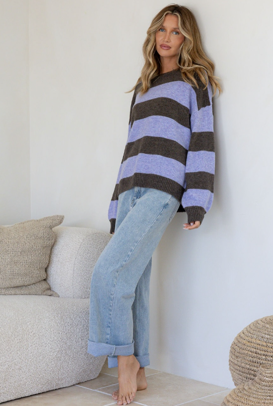 MISS MARLOW - STRIPE BEDFORD KNIT