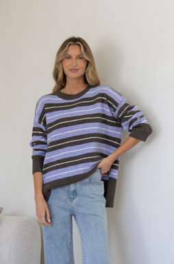 MISS MARLOW - STRIPE BEDFORD KNIT
