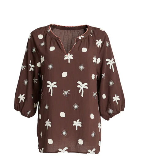 THREADZ - CANOPY EMBROIDERED TOP