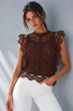 ST GERMAIN - SLEEVELESS LACE TOP