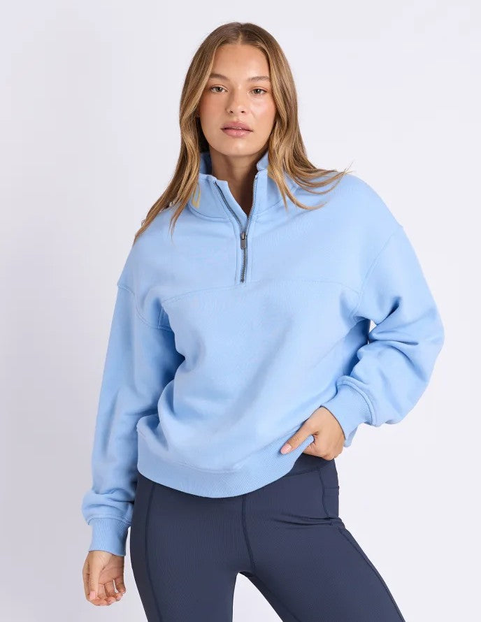 FOXWOOD - COLLEGE CONTRAST ZIP CREW