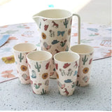SADDLE AND BLOOM - BAMBOO MELAMINE CUP AND JUG
