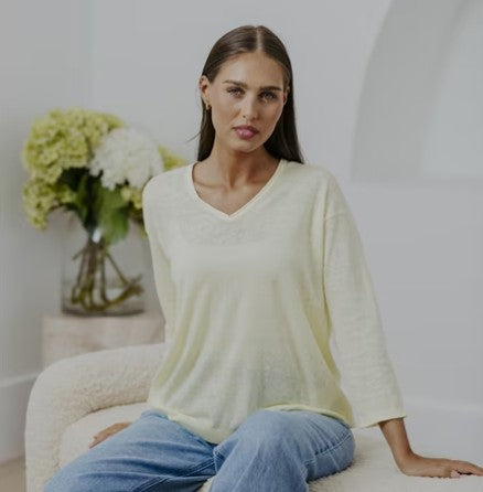 BRIDGE & LORD - V-NECK RELAXED PULLOVER