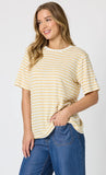 THREADZ - CHARMED STRIPED TEE