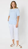 THREADZ - CHARMED STRIPED TEE