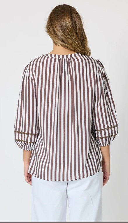 THREADZ - MONTECITO STRIPE TOP