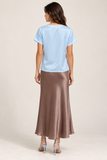 FRIA - SATIN SHORT SLEEVE SHIRT