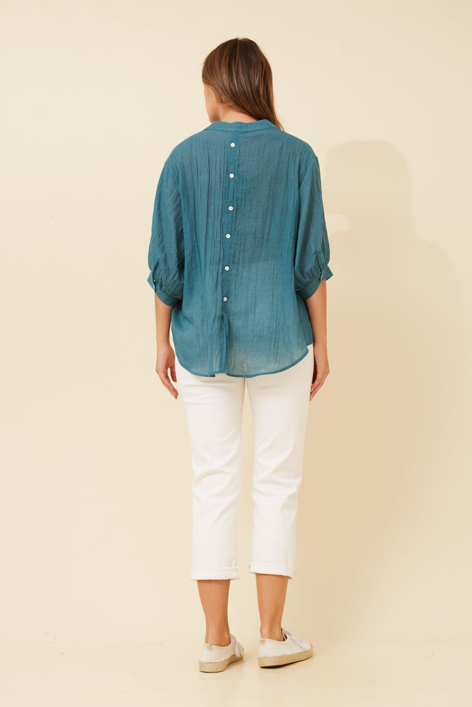 CKM BUTTON BACK DETAIL SHIRT