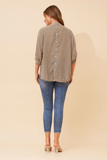 CKM BUTTON BACK DETAIL SHIRT