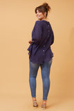 CKM BUTTON BACK DETAIL SHIRT
