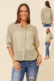 CKM BUTTON BACK DETAIL SHIRT