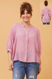 CKM BUTTON BACK DETAIL SHIRT