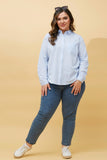 CKM - STRIPE PRINT SHIRT