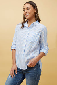 CKM - STRIPE PRINT SHIRT