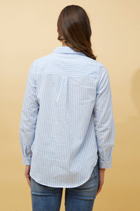 CKM - STRIPE PRINT SHIRT
