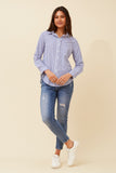 CKM - STRIPE PRINT SHIRT