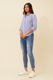 CKM - STRIPE PRINT SHIRT