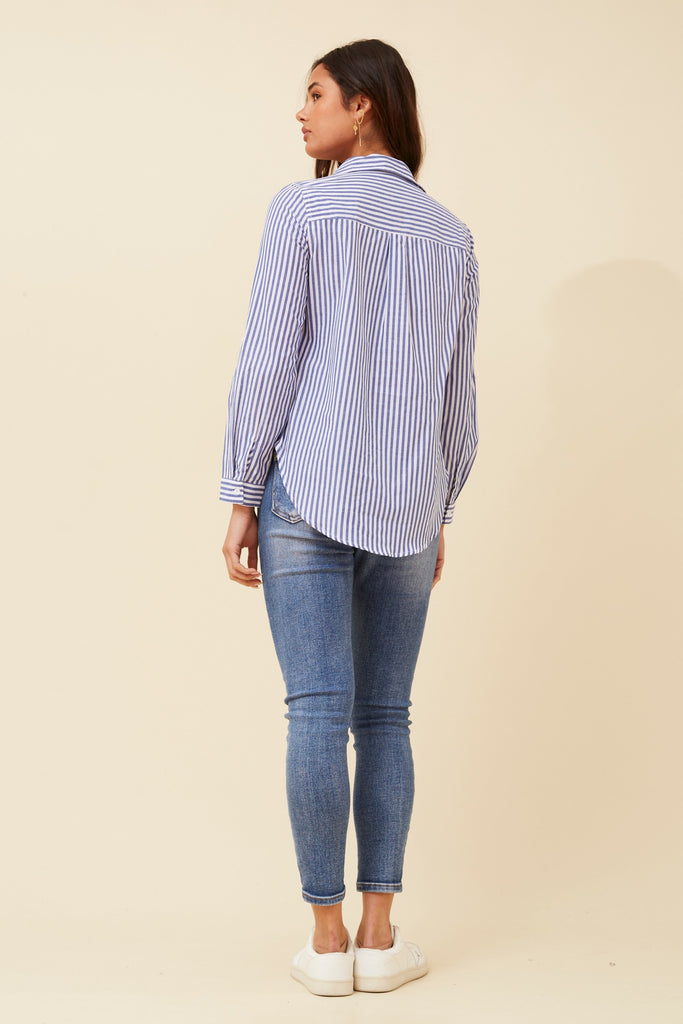 CKM - STRIPE PRINT SHIRT