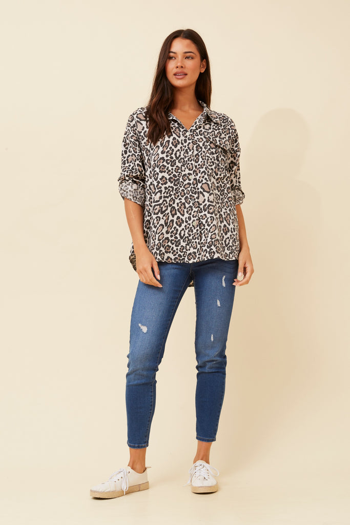 CKM - 3/4 ROLL UP SLEEVE SHIRT