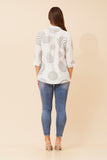 CKM - 3/4 SLEEVE PRINTED SHIRT