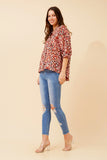 CKM - 3/4 SLEEVE PRINTED SHIRT