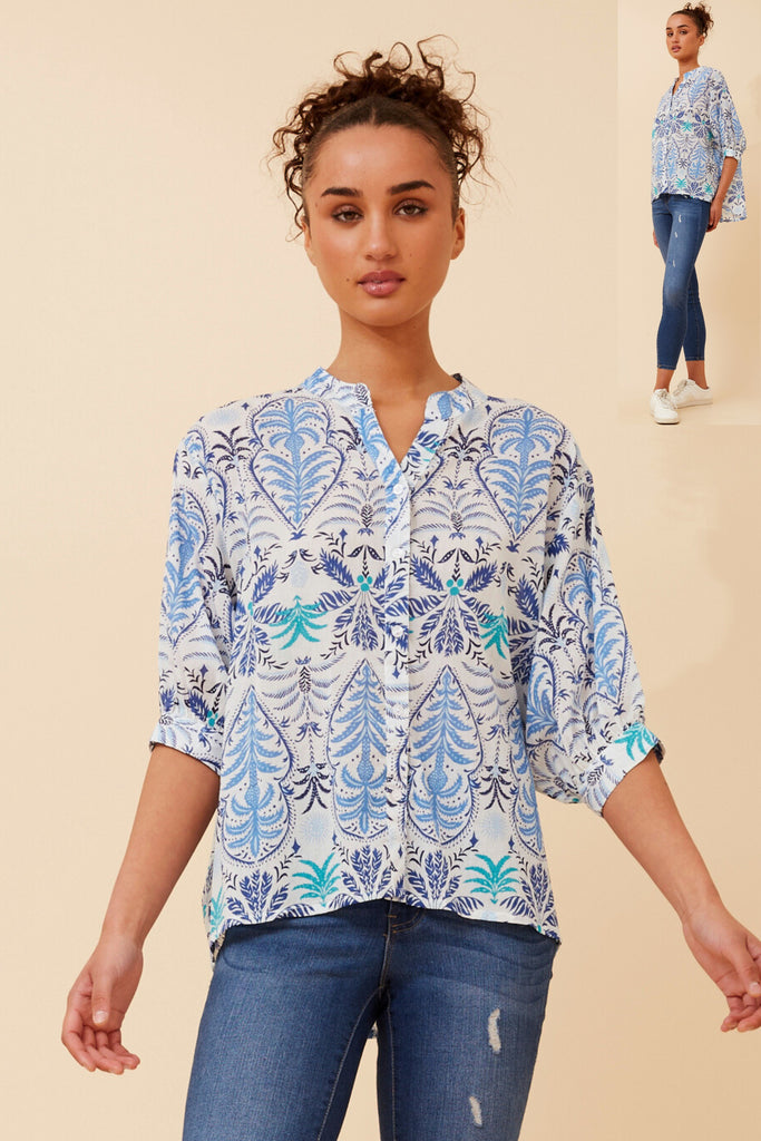 CKM - 3/4 SLEEVE PRINTED SHIRT