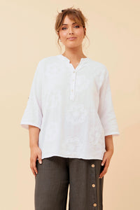 CKM - EMBROIDED TOP