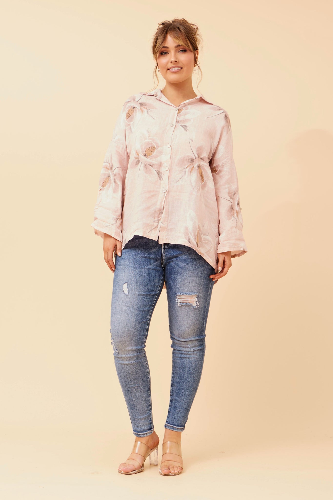 CKM - FLORAL PRINTED SHIRT
