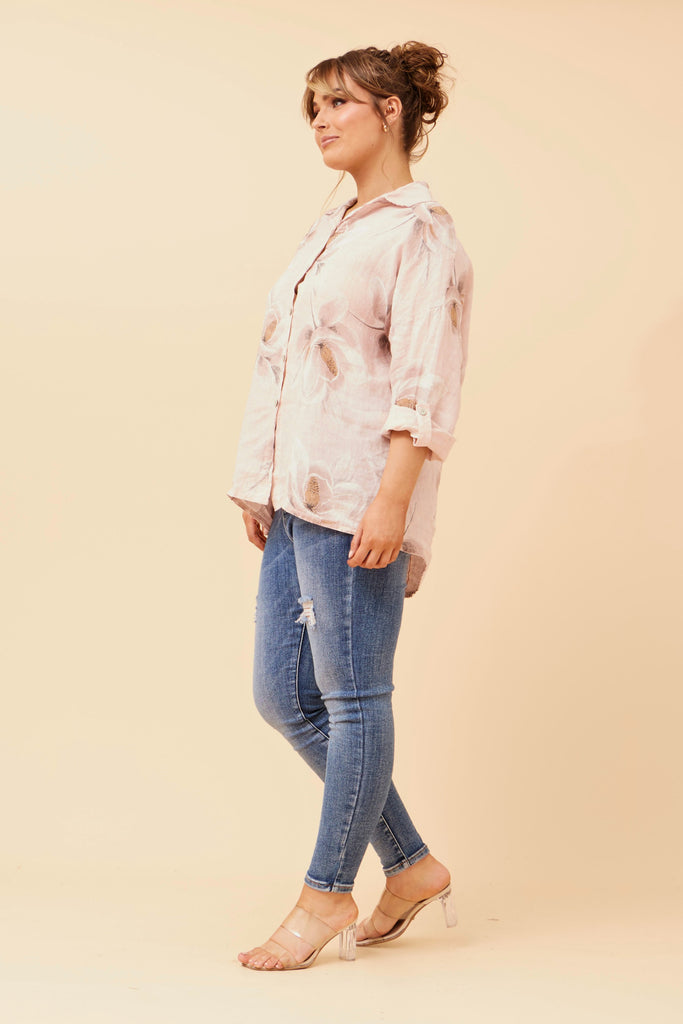 CKM - FLORAL PRINTED SHIRT