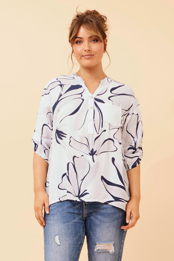 CKM - SEQUIN DETAIL TOP