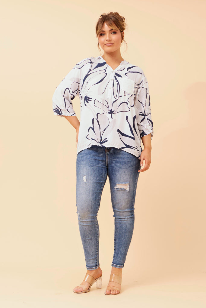 CKM - SEQUIN DETAIL TOP