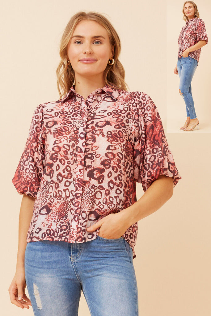 CKM - PUFF SLEEVE BLOUSE