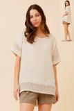 CKM - SHORT SLEEVE LADDER TRIM TOP