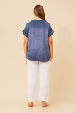 BOTTEGA MODA - SHORT SLEEVE SOLID TOP