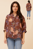 CKM - 3/4 SLEEVE SHIRT WITH BACK BUTTON