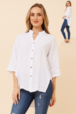 BOTTEGA MODA - 3/4 SHIRT BUTTON THROUGH