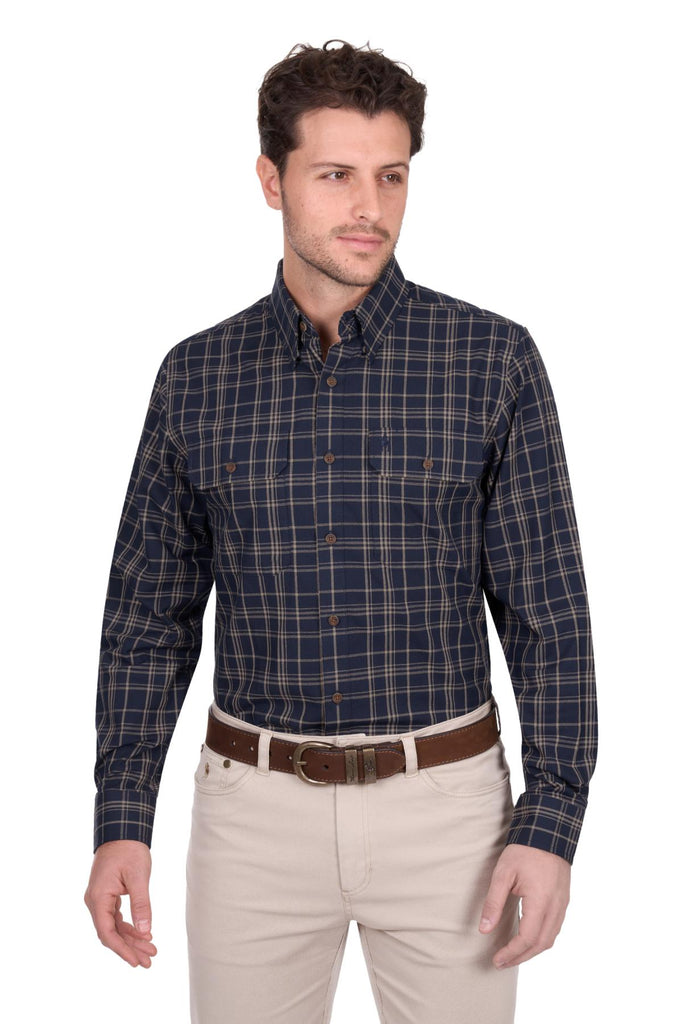 THOMAS COOK - MENS ADAM 2 PKT LS SHIRT