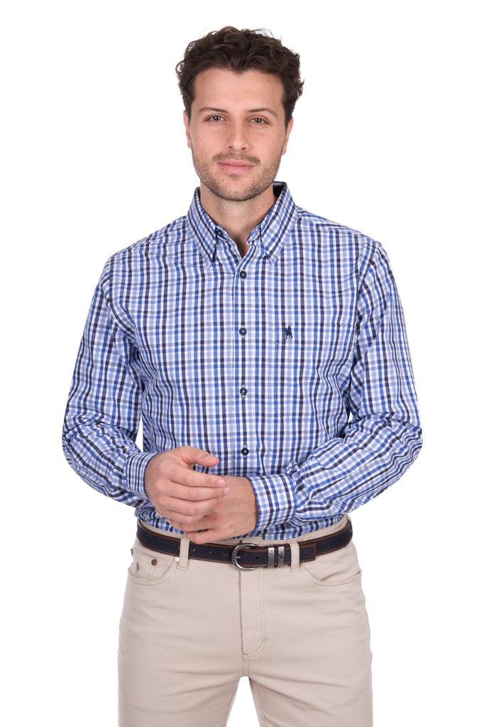 THOMMS COOK - ANDREW 1 PKT LS SHIRT