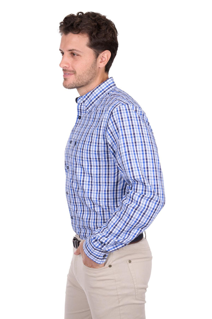THOMMS COOK - ANDREW 1 PKT LS SHIRT