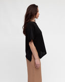WHITE CLOSET - ASYMMETRICAL KNIT TOP