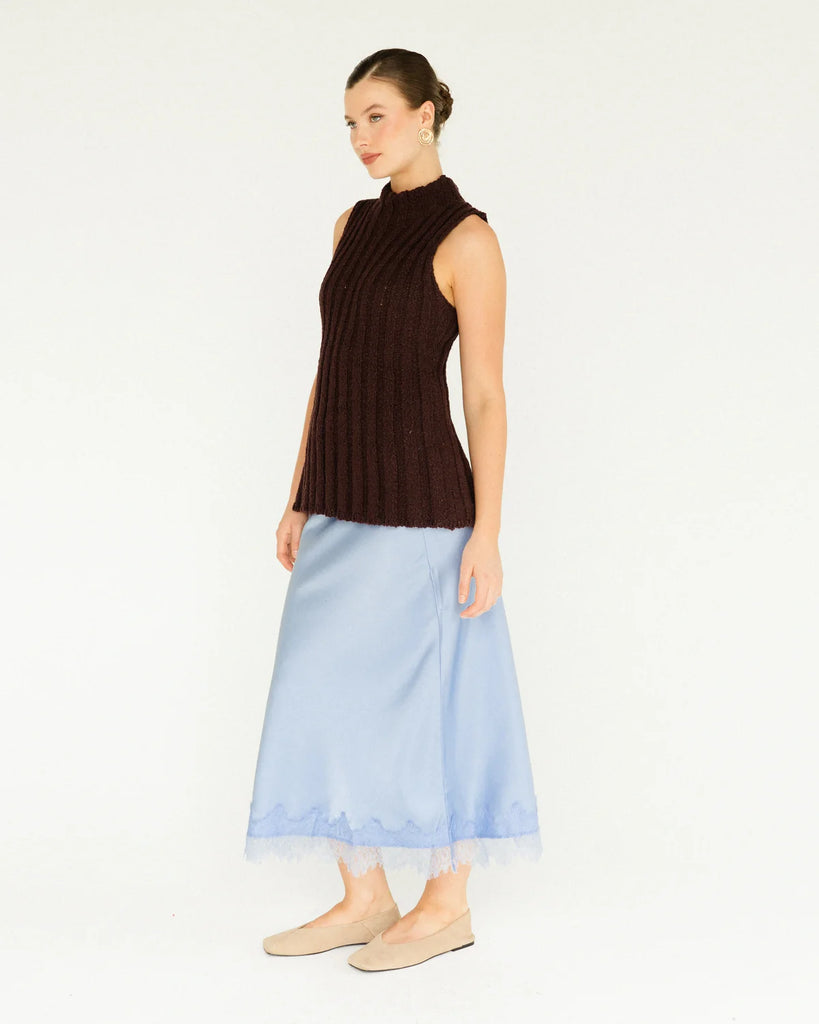 WHITE CLOSET - COTTON KNIT TANK