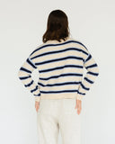 WHITE CLOSET - STRIPE KNIT JUMPER
