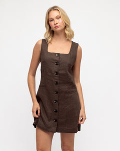 WHITE CLOSET - MINI VEST DRESS