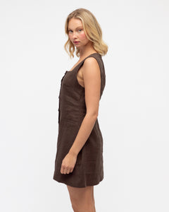 WHITE CLOSET - MINI VEST DRESS