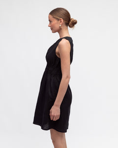 WHITE CLOSET - WAIST DETAIL MINI DRESS