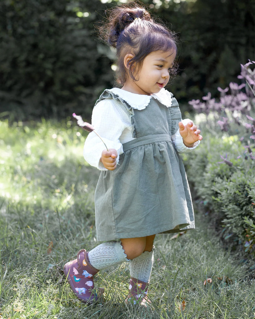 TOSHI - BABY PINAFORE CORDUROY QUINCY