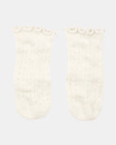 TOSHI - ORGANIC SOCKS KNEE FRILLY LACE