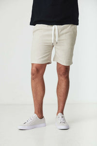 BLACK WOOD - ZIGGY LINEN SHORTS
