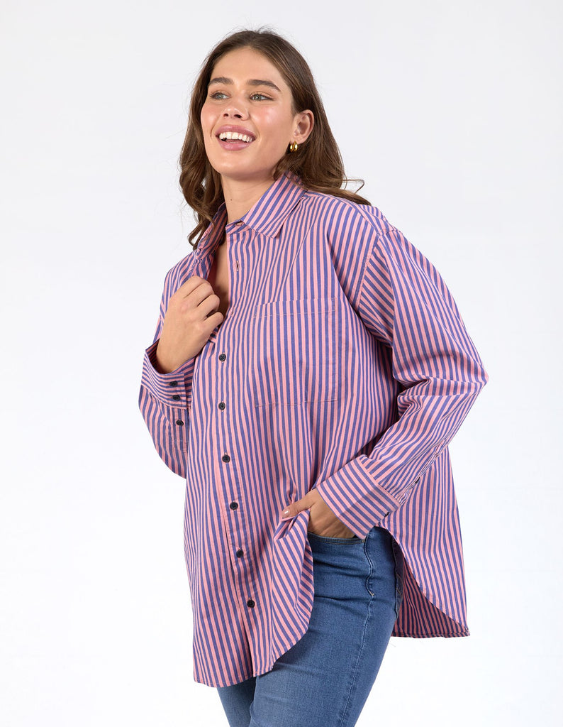 ELM - LILA STRIPE SHIRT